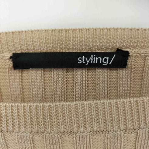 スタイリング styling 22SS ベルスリーブドッキングトップス レディース  ONE SIZE